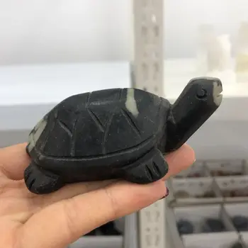 1 adet Doğal Krizantem Kaplumbağa Krizantem Kristal Taş Hayvan Kaplumbağa Şifa Dekorasyon İçin