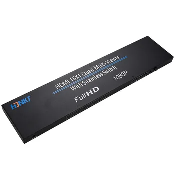 1080P 16x1 HDMI Çoklu görüntüleyici Dikişsiz Anahtarı 4x1 Çoklu Görüntüleyici Çoklu Ekran Bölücü 1 tv monitörü Ekran 16 Ekran Görüntüsü 16 İla 1