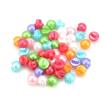 10mm Şeker Renk Akrilik Düğmeler Shank çocuk Düğmeleri DIY Giyim Dikiş Aksesuarları