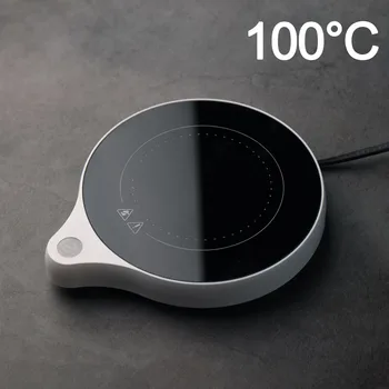 200W Fincan Isıtıcı kupa ısıtıcı 100°C Çay Makineleri Elektrikli Sıcak Plaka İsıtıcı Coaster 5 Dişli isıtma pedi Kahve Süt Çay 110V / 220V