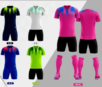 2021 Mei Kırmızı Nefes Hızlı Kuru Profesyonel futbol formaları Özel Adınız Numarası Erkek çocuk futbolu Takım Elbise Seçin 12 Boyutu