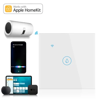 20A HomeKit WiFi Dokunmatik Panel Kazan Anahtarı AB/İNGİLTERE Akıllı Ev Otomasyonu su ısıtıcı Ses Kontrolü Alexa Google Hub Apple Siri