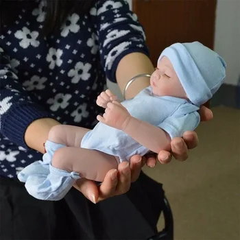 26 cm Bebes Reborn De Silikon Gerçek Bebek Kız Bebekler Oyuncaklar Vinil Gerçekçi Bonecas Reborn Bebe Realista Bebek Juguetes Kız Hediyeler için