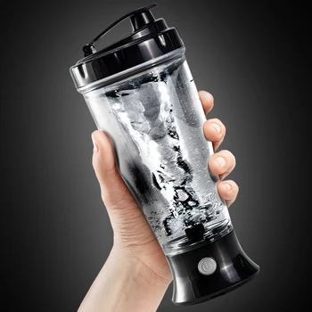 300ML Otomatik Kendini Karıştıran Protein çalkalama şişesi Taşınabilir Hareket Karıştırma Su Şişesi sporcu shakerı Spor Salonu için Güçlü