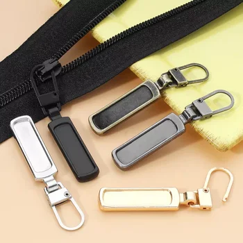 5 Adet Ayrılabilir Metal Fermuar Çektirme Yüksek Kaliteli Giyim Zip Fixer Kırık Toka fermuarlı kordon Sekmesi Çantası Bavul Sırt Çantası Çadır