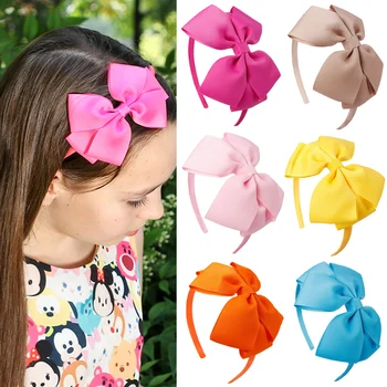 53 Renkler Sevimli İlmek saç bandı Kızlar İçin El Yapımı Şerit Hairbands Şapkalar Karikatür Yay Saç Çember çocuk saç aksesuarları