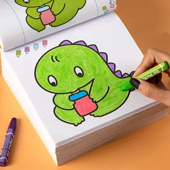 8 adet 2022 Yeni çocuk boyama kitabı boyama kitabı Yürümeye Başlayan Boyama Öğrenme boyama kitabı 2-6 Yaşında Bebek Boyama Kitabı