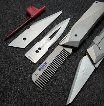 9CR18 MOV Maket bıçağı ile Uyumlu CKB-2 bıçak sapı