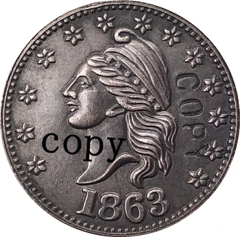 ABD İç savaşı 1863 kopya paraları #11