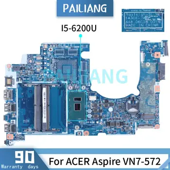 ACER Aspire VN7-572 ı5-6200U Laptop Anakart 14306-1M 448. 06C08. 001M SR2EY DDR4 Dizüstü Anakart