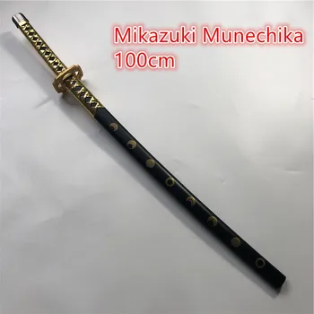 Anime Cosplay Mikazuki Munechika kılıç Zoro Kılıç 1: 1 Silah Ahşap Ninja Bıçak samuray Kılıcı Prop Oyuncaklar 100 cm