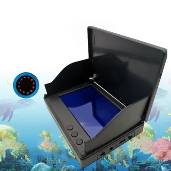 Balık Bulucu Sualtı Balıkçılık Kamera İle Su Geçirmez LCD 4.3 İnç Ekran Gece Görüş Kamera 1000cd Buz / Deniz Balıkçılığı