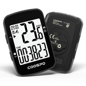 CooSpo BC26 Kablosuz Bisiklet Bilgisayar GPS Kilometre Kilometre Sayacı Bluetooth5. 0 APP Sync Su Geçirmez Yol Bisikleti MTB Bisiklet