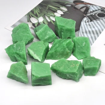 Doğal Yeşil Aventurin Ham Taş Mineraller Örnekler Toplu Eskitme Taşlar Şifa Kuvars Kristalleri Reiki Taş Koleksiyonu Hediye