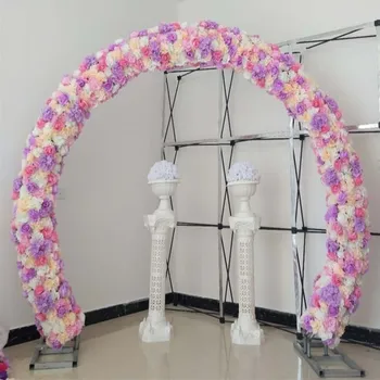 Düğün Dekorasyon Kemer Çiçek Satır Standı Seti 20x50cm Parti Olay Merkezi Otel Açılış Töreni Malzemeleri