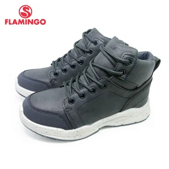 FLAMINGO Sonbahar Sıcak Tutmak kaymaz Kemer Sağlık çocuk ayakkabıları Çocuklar için Daireler Boyutu 31-36 Sneakers Ayakkabı 202B-Z11-2096