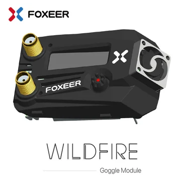 Foxeer Wildfire 5.8 GHz 72CH Çift Alıcı OLED Ekran Desteği OSD Firmware Güncelleme 5-16V Fatshark FPV Gözlük DIY Parçaları