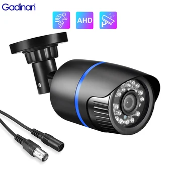 Gadınan AHD Güvenlik Kamera 5MP 1080 P Yüksek Çözünürlüklü Kızılötesi Gece Görüş CCTV Video Gözetim Açık Su Geçirmez Ev Kam