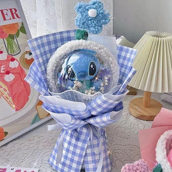 Güzel Lilo ve Dikiş Peluş Buket Bobo Topu Hediye Kutusu Doldurulmuş Hayvanlar oyuncak bebekler Sevgililer Noel Mezuniyet Doğum Günü Hediyeleri