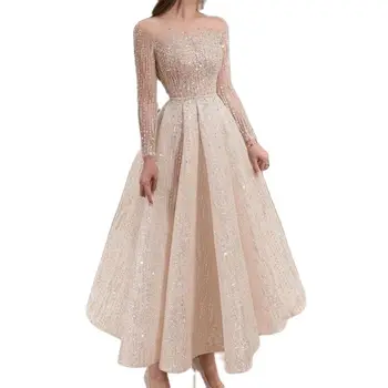 Hamile Kadınlar düğün elbisesi Gebelik Maxi Elbise Örgü A-Line Etek Perspektif Shootsy Sahne Elbiseler Stüdyo Çekim Fotoğraf