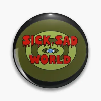 Hasta Üzgün Dünya Daria Yumuşak Düğme Pin Broş Sevimli Karikatür Takı Yaka Dekor Yaratıcı Metal Sevgilisi Şapka Komik Rozeti Hediye Moda