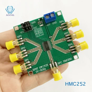 HMC252 DC-3 GHz RF Tek Kutuplu Altı Atış Anahtarı RF Anahtarı Yansıtıcı Olmayan SP6T Anahtarı