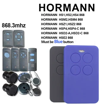 HORMANN 868 MHz garaj kapı uzaktan kumandası Hormann HSM2, HSM4 868 garaj kapısı açacağı komut kapı kontrol YENİ 2020 mavi düğme