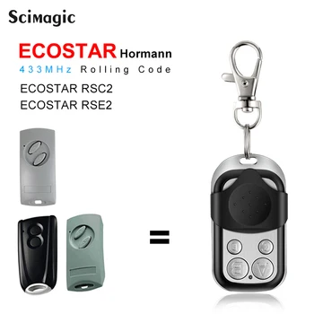 Hormann Ecostar RSE2 RSC2 Garaj kapı uzaktan kumandası 433 MHz Haddeleme şifreli kapı açacağı Komut Verici