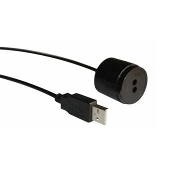 IEC1107 Standart Siyah Renk 20CM Düz Çizgi USB Konektörü IR Optik Probları SmartMeter İletişim