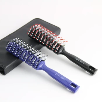 Kafa derisi Masaj Tarak Dolaşık Açıcı Saç Fırçası anti-statik Toka Rulo Yuvarlak kıl Fırça kuru ıslak kıvırcık ev Salon Styling aracı