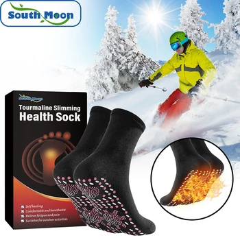 Kendinden ısıtma Kış Manyetik Çorap Terapi Rahat Sıcak Baskı Çorap Yorgun Rahatlatmak Nefes Kayak Snowboard için