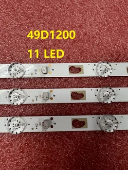 Kiti 3 adet 11LED LED arka ışık şeridi TCL 49SK6000 49D1200 Thomson T49FSL6010 LE03RB2R0-DK 4C-LB490T-HR9 LVF490CSDX