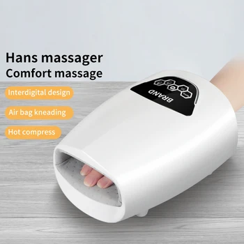 KLASVSA elektrikli el masaj aleti pressoterapi hava basıncı ısı palmiye parmak akupunktur noktası masaj parmak masaj ağrı kesici