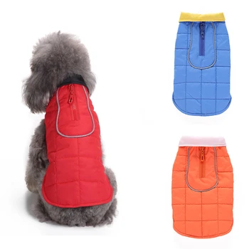 Kış Evcil Hayvan Giysileri Sıcak Ceket Ceket Fermuarlı Köpek Giysileri Köpek Giyim Chihuahua Fransız Bulldog Kıyafetler Evcil Hayvan Giysileri