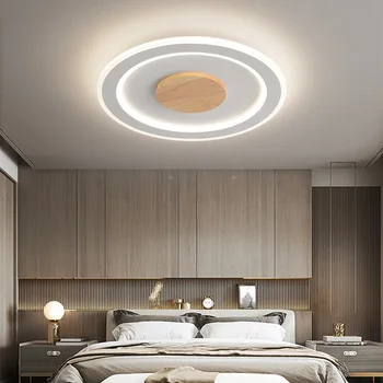 Led tavan ışık Modern Kısılabilir yuvarlak Tavan lambası 26W 36W 48W Fikstür Yatak Odası Oturma odası aydınlatma tavan avize