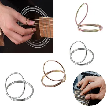 Metal Anti-ağrı Kelebek Şekli Parmak Ucu Kapağı Gitar Yaylı Parmak Seçtikleri Koruyucuları Bas Gitar Aletleri
