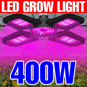 Phyto Lamba LED bitki Tohumları 220V büyümek ışık E27 Tam Spektrum Hidroponik Lampara LED Panel Bombilla 110V Büyümek Çadır Ampul 300 400W