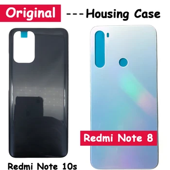 Redmi Not 10s Yeni Gerçek Arka Pil Kapağı Kapı Konut Case Yapıştırıcı İle Xiaomi Redmi İçin Not 7 Pro Not 8 Not 9