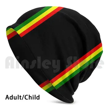 Reggae Rasta Renkleri Kasketleri Örgü Şapka 2156 Kasketleri Baskı Rasta Reggae Jamaikalı Jamaika Reggae Renkleri Rasta Renkleri