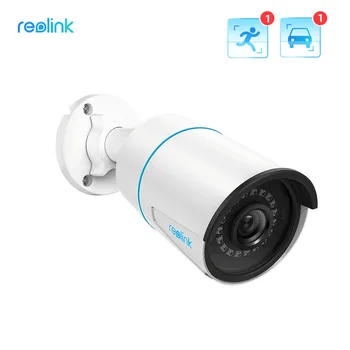 Reolink RLC-510A PoE IP Kamera 5MP HD Açık Güvenlik kamera Su Geçirmez Kızılötesi Gece Görüş insan Algılama Video Gözetim