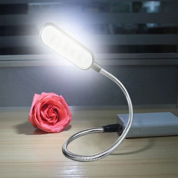 Suchme Esnek LED Masa Lambası USB Plug-in ile 31cm Okuma Çalışması Kamp Çocuklar Başucu Gece Ofis Taşınabilir Bilgisayar Aydınlatma