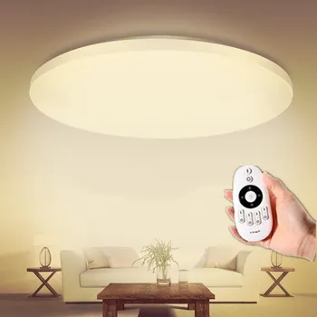Tavan 18 W YENİ Modern LED tavan ışık ile 2.4 G RF uzaktan grup kontrollü dim renk değiştirme lamba oturma odası yatak odası