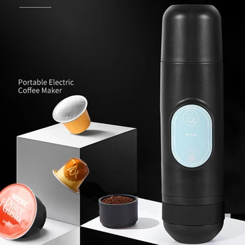 Taşınabilir Elektrikli Mini Kahve Makinesi USB Şarj Edilebilir Kahve makinesi Araba Seyahat Açık Otomatik espresso ritüel kahve 70ml
