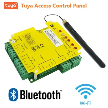 Tuya Wifi Erişim Kontrol Paneli mobil uygulama Bluetooth Uzun menzilli Kontrol 2 Okuyucular Ev Kapı Kilidi Güvenlik