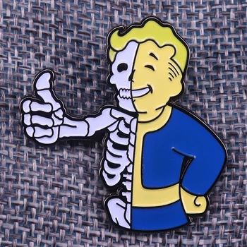 Vault Boy Fallout Pin Erkek Arkadaşı için Popüler Oyun Rozetleri