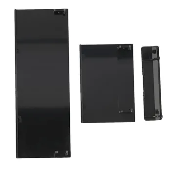 Yedek Siyah Bellek Kartı Kapı Yuvası Kapak Kapak 3 Parça Kapı Wii Konsolu için Kapakları