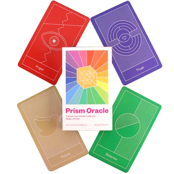 Yeni Prizma Oracle Kartları Nicole Pivirotto Sevimli Kader Tarot Kart Oyunları 18 Tanis Lenormand İyi Tarot Moonology Tarot