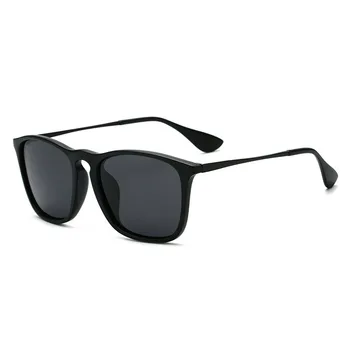 Yeni Retro Klasik Polarize güneş gözlüğü shades Erkekler Kadınlar ıçin Lüks Siyah Ayna güneş gözlüğü Vintage Küçük Kare Gözlük UV400