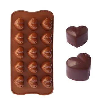 Yeni Varış Sevgi Dolu Kalp Kek Kalıbı Fondan Kek Kalıpları Sabun Çikolata Kalıp Mutfak Pişirme Kek Araçları D548