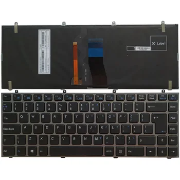 YENİ UI Arkadan Aydınlatmalı laptop Klavye Hasee için K350C K350S İçin Clevo W230ST W230SS W230SD NP7330 NP7338 siyah klavye MP-13C26D0J4302